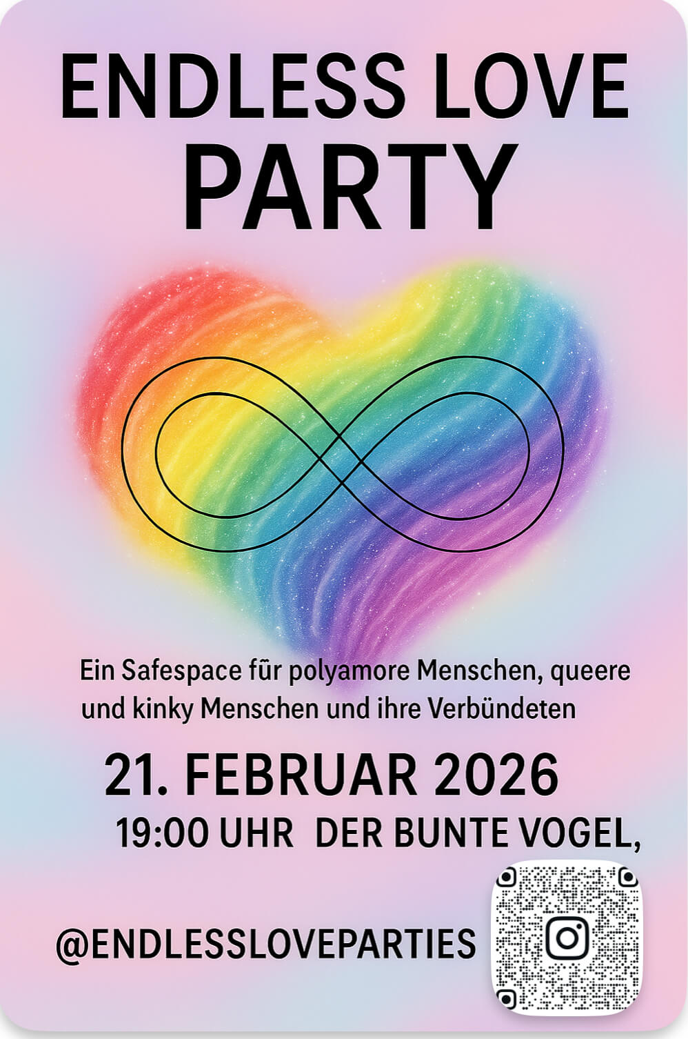 Poster Endless love party 21 feb